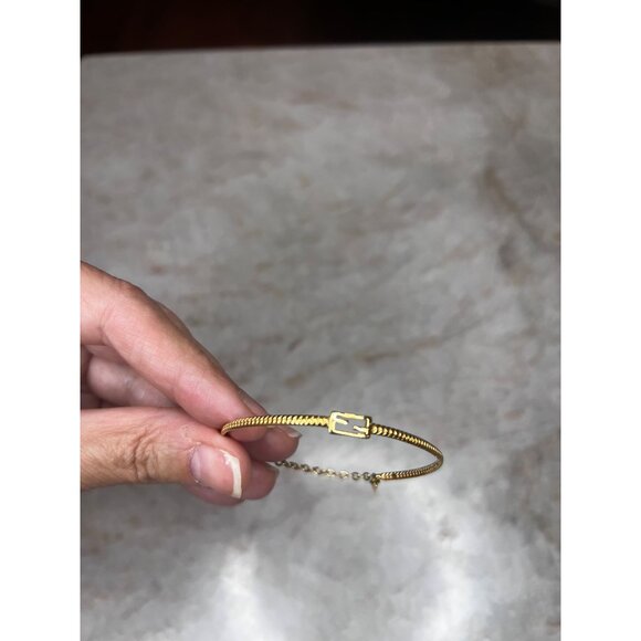 Fendi Gold-Tone Chain Bracelet - Picture 4 of 11